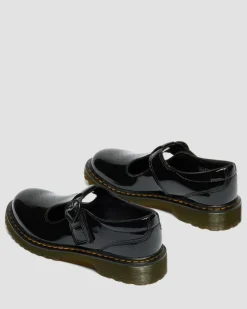 Dr. Martens Youth & 8-14 Years|New And Featured*Youth Polly II Heart Patent Leather Shoes Patent Lamper