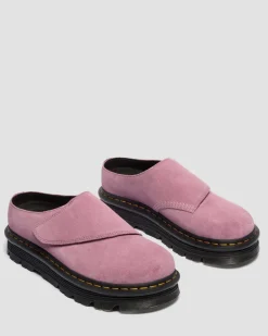 Dr. Martens Mules|Shoes*Zebzag Anywair Suede Platform Mules in Dusty Rose Dusty Rose — E.H.Suede