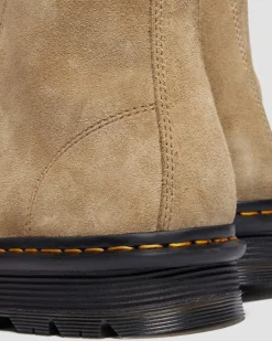 Dr. Martens Last Chance Styles*ZEBZAG LACELESS in Savannah Tan Savannah Tan — E.H.Suede