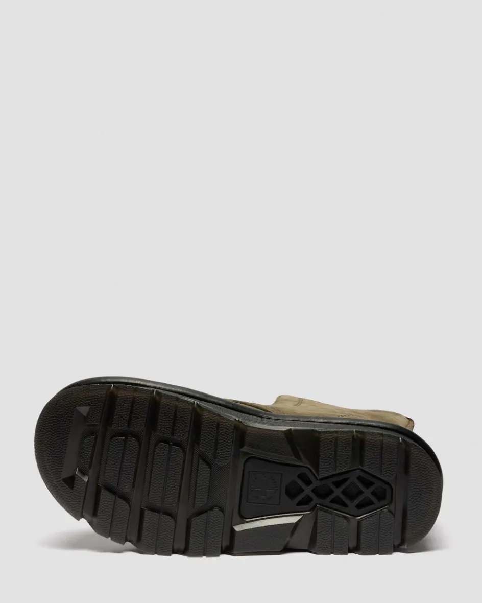 Dr. Martens New And Featured|Boots*Zebzag Laceless Nubuck Boots in Dms Olive DMs Olive — Tumbled Nubuck