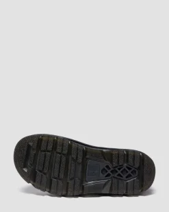 Dr. Martens Boots|Zebzag: The Art Of Comfort*Zebzag Laceless Slip On Leather Boots in Black Black — Wyoming
