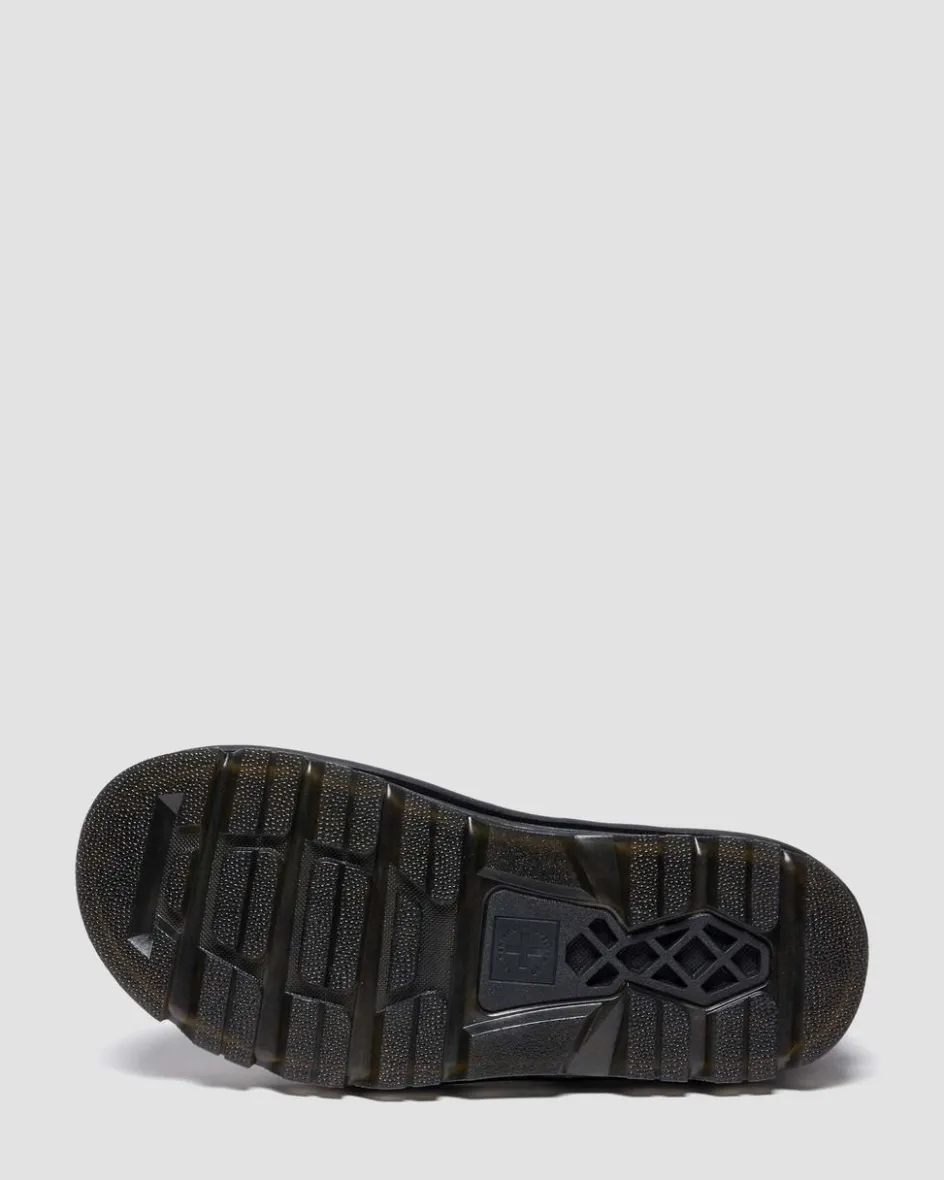 Dr. Martens Boots|Zebzag: The Art Of Comfort*Zebzag Laceless Slip On Leather Boots in Black Black — Wyoming