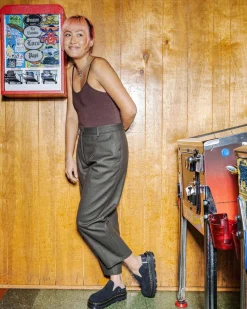 Dr. Martens Mules|Shoes*Zebzag Suede Casual Slingback Platform Mules in Black Black — E.H.Suede